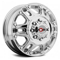 Worx 803C Beast Dually 17 x 6.5, 8x6.5, 40 lbs Chrome Plated Wheels For ...
